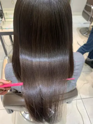 ミディアム カラー パーマ キッズ 酸熱トリートメント/ 髪質改善🌟玉井香奈のヘアスタイル