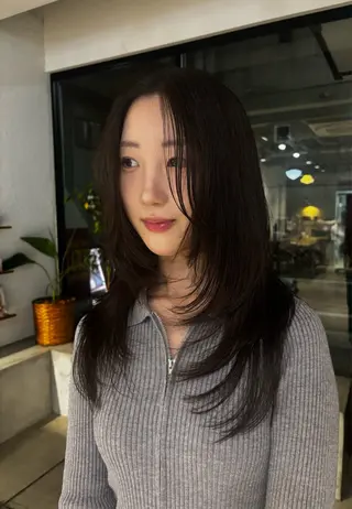 ミディアム 🎀抜け感ナチュラル 🎵asuna🪽のヘアスタイル