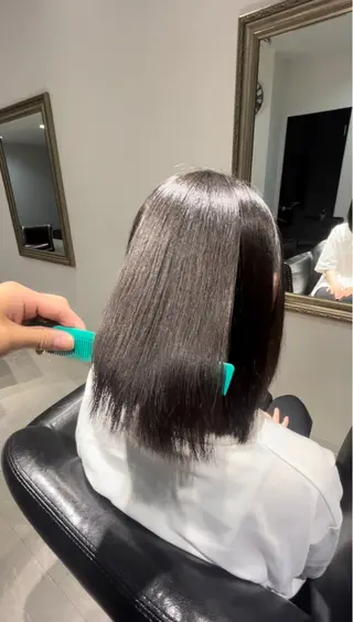 ミディアム 透明感カラー/ 冨永隆誠のヘアスタイル