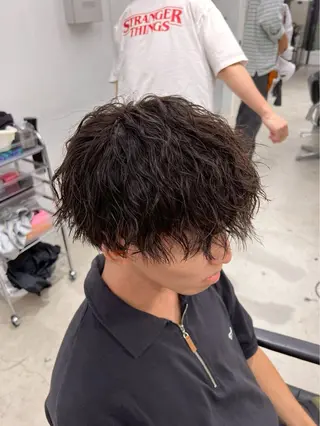 パーマ メンズ シオン/ メンズ パーマ/名古屋駅のヘアスタイル