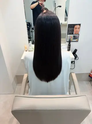 ロング パーマ 髪質改善 川島　広大のヘアスタイル