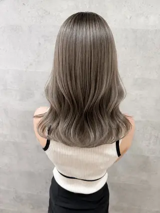 ミディアム カラー Grow by NYNY 打越裕樹のヘアスタイル