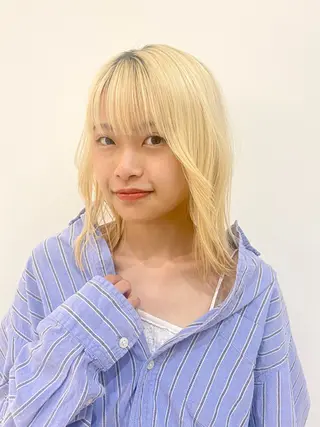 ミディアム ✨垢抜け×大日イオン ×似合わせ井谷拓馬のヘアスタイル