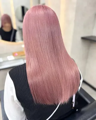 セミロング ケアブリーチ🌺 透明感🪽とわのヘアスタイル