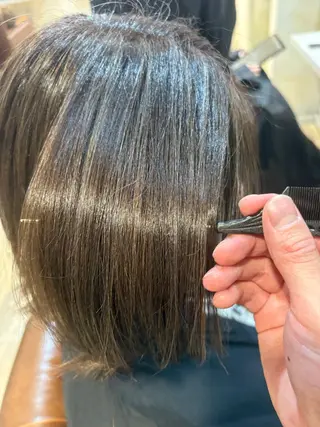 ミディアム Keita 白髪ぼかしのヘアスタイル