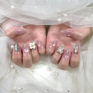 ネイル KOKORO💎 8月空きあり🐋🤍のネイルデザイン