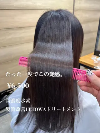 ロング 髪質改善 永田零亜のヘアスタイル