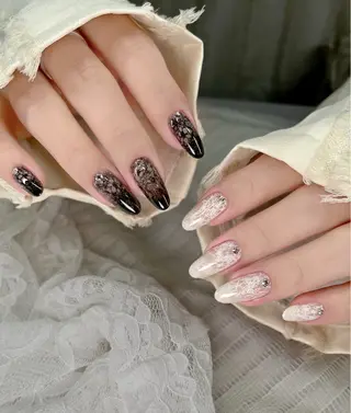 セミロング 黒川 凛のネイルデザイン