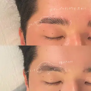 メンズ アイブロウ 吉祥寺kasumi 🌛eye/browのマツエク・マツパデザイン