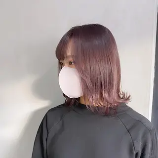 ミディアム カラー ヘアアレンジ 🤍透明感カラー🤍 Ryujiのヘアスタイル