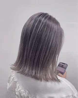 ミディアム カラー 仲山 和希のヘアスタイル