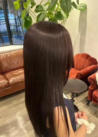 カラー カットモデル unaのヘアスタイル
