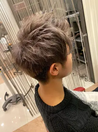 カラー メンズ 【育休中】EARTH 荒井店HARUNAのヘアスタイル