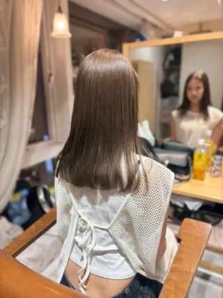 カラー 【ボブ/暖色カラー】 nanohaのヘアスタイル