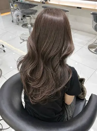 ロング カラー ヘアアレンジ 透明感×艶髪 🫒maki🎀のヘアスタイル