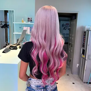 ロング カラー ブリーチカラー 🩵MIZUKIのヘアスタイル