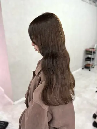 ロング カラー 盛れる顔まわり✨🎀 レイヤー別所好葉のヘアスタイル