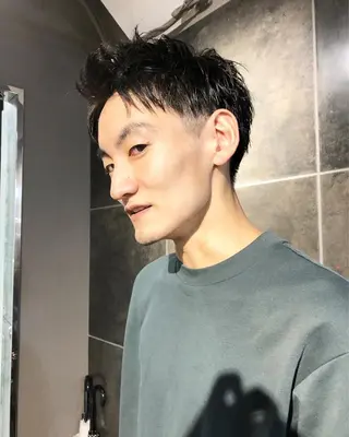 ヘアアレンジ メンズ メンズ特化✂️栗原 侑也のヘアスタイル