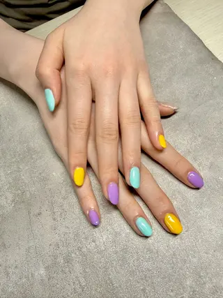 ネイル Yu-a 🌻 ルカのネイルデザイン