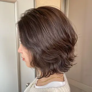 ミディアム 武田 悠生乃のヘアスタイル