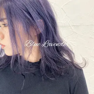 セミロング カラー 脱!黒髪 ダブルカラー【上野】のヘアスタイル