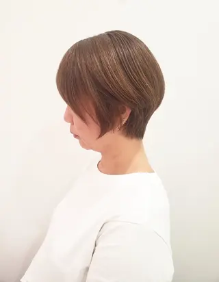 ショート パーマ 齋藤 愛美のヘアスタイル