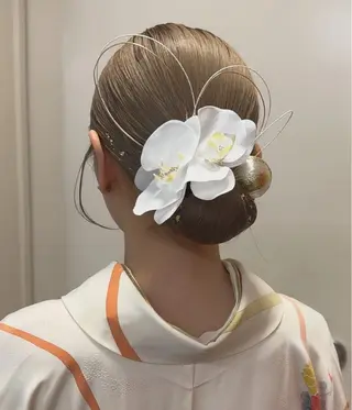 ロング カラー パーマ ヘアアレンジ メンズ 心斎橋美容室 Junのヘアスタイル