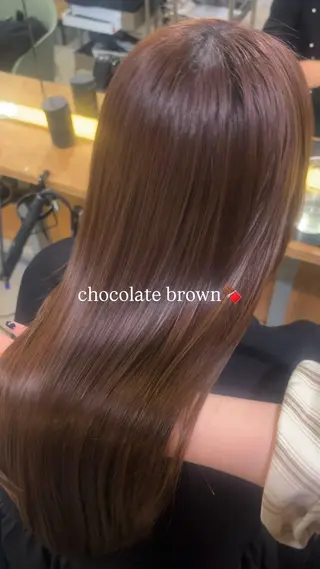 ロング Kazuha /透明感カラーのヘアスタイル