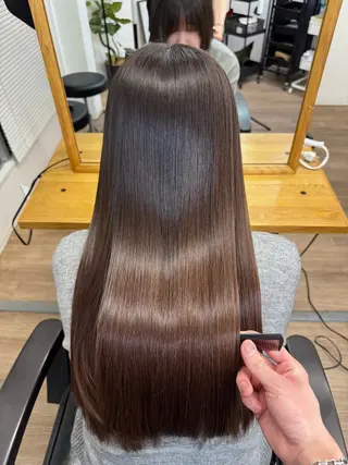 ロング 藤原航/艶髪 /日曜カットモデルのヘアスタイル