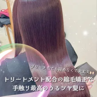 ロング しゅり🍎/縮毛矯正 🫧/髪質改善✨️のヘアスタイル
