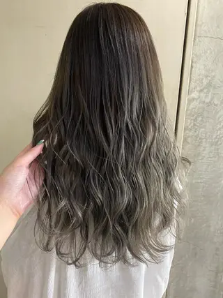 セミロング カラー 清村 和音のヘアスタイル