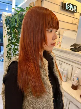 セミロング カラー GiseL 博多筑紫口店のヘアスタイル