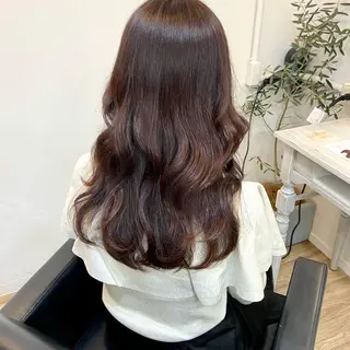 セミロング カラー mai 🎀 /  暖色カラー♡のヘアスタイル