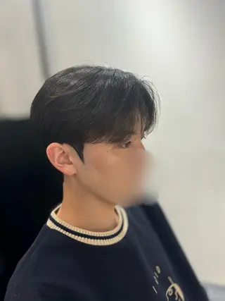 ショート パーマ メンズ key キーのヘアスタイル