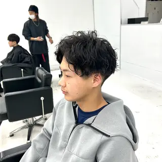 ショート パーマ メンズ 【柏/メンズパーマ 特化】🍏網中勇喜のヘアスタイル