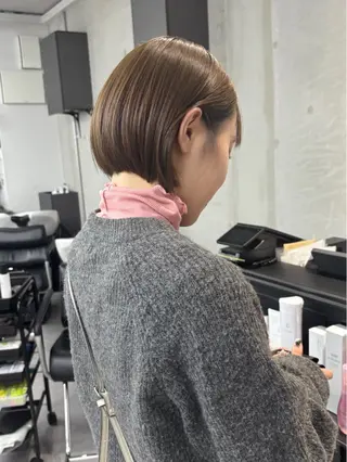ショート カラー 玖須 綾音 /柔らかい海外ヘア♡のヘアスタイル