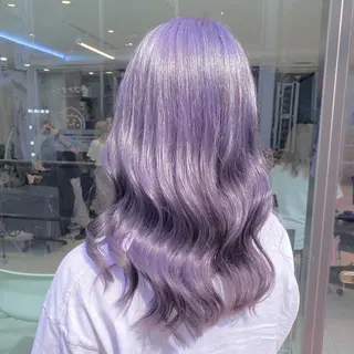 ロング カラー ヘアアレンジ メンズ キッズ ブリーチの髪様 MASATOのヘアスタイル