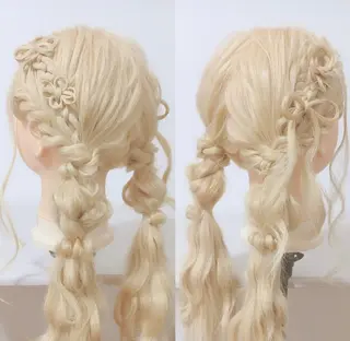 ロング ヘアアレンジ 🩰韓国レイヤー🩷 艶カラー🌷小栁歩美のヘアスタイル