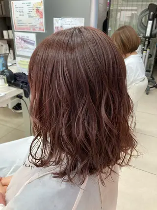 ショート カラー 🫧ダメージレス🫧 カラー&縮毛矯正のヘアスタイル