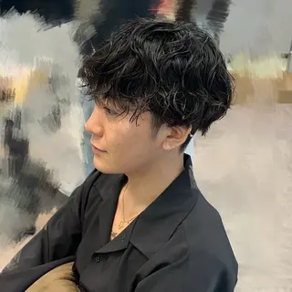 パーマ メンズ yui 🎀 Men's 特化のヘアスタイル