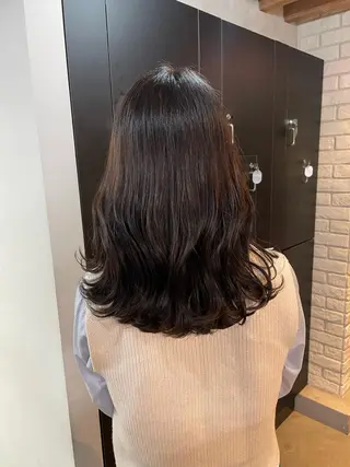 ミディアム カラー 髪質改善/美髪矯正 🪼土屋そーたのヘアスタイル