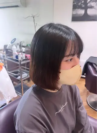 ミディアム パーマ Rina.💎🫧 小松里奈のヘアスタイル