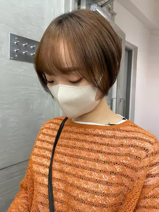 ショート パーマ 華 /ショート/ボブのヘアスタイル
