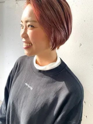 ショート ショート✨ボブ✨代表 新田見美仁のヘアスタイル