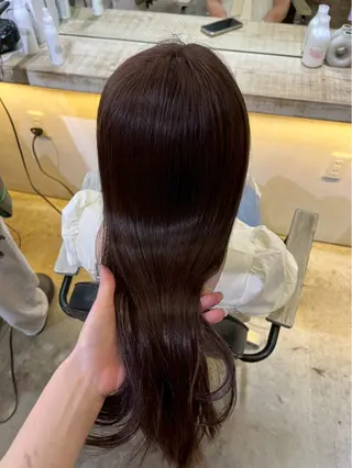 カラー まえで あんのヘアスタイル