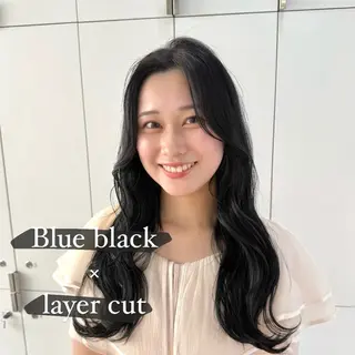 ロング カラー ツヤ髪/透け感ヘア 💎Nokaのヘアスタイル