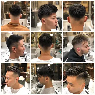 ショート メンズ 山﨑 愛也のヘアスタイル