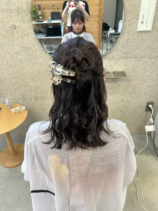 セミロング ヘアアレンジ SiLO Yukinaのヘアスタイル