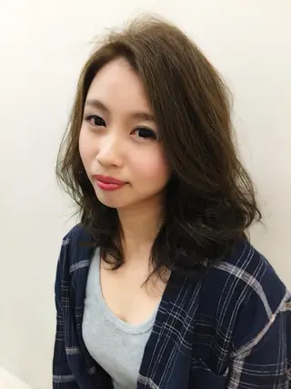 ミディアム 林 昌宏のヘアスタイル