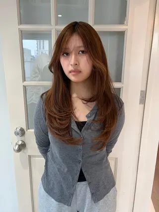 ロング 光岡 玲遠のヘアスタイル